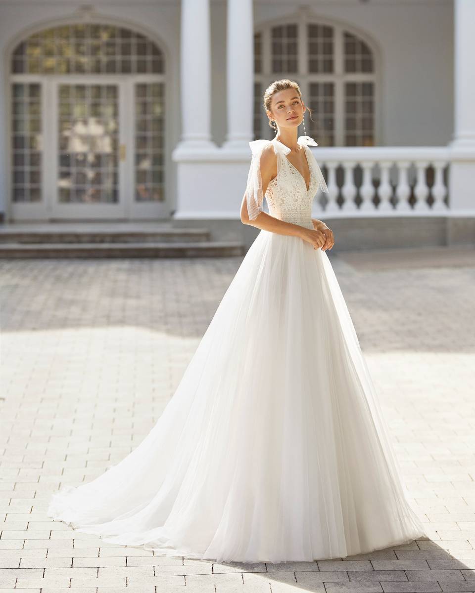 Robe de mariée princesse Adriana Allier - SELYS