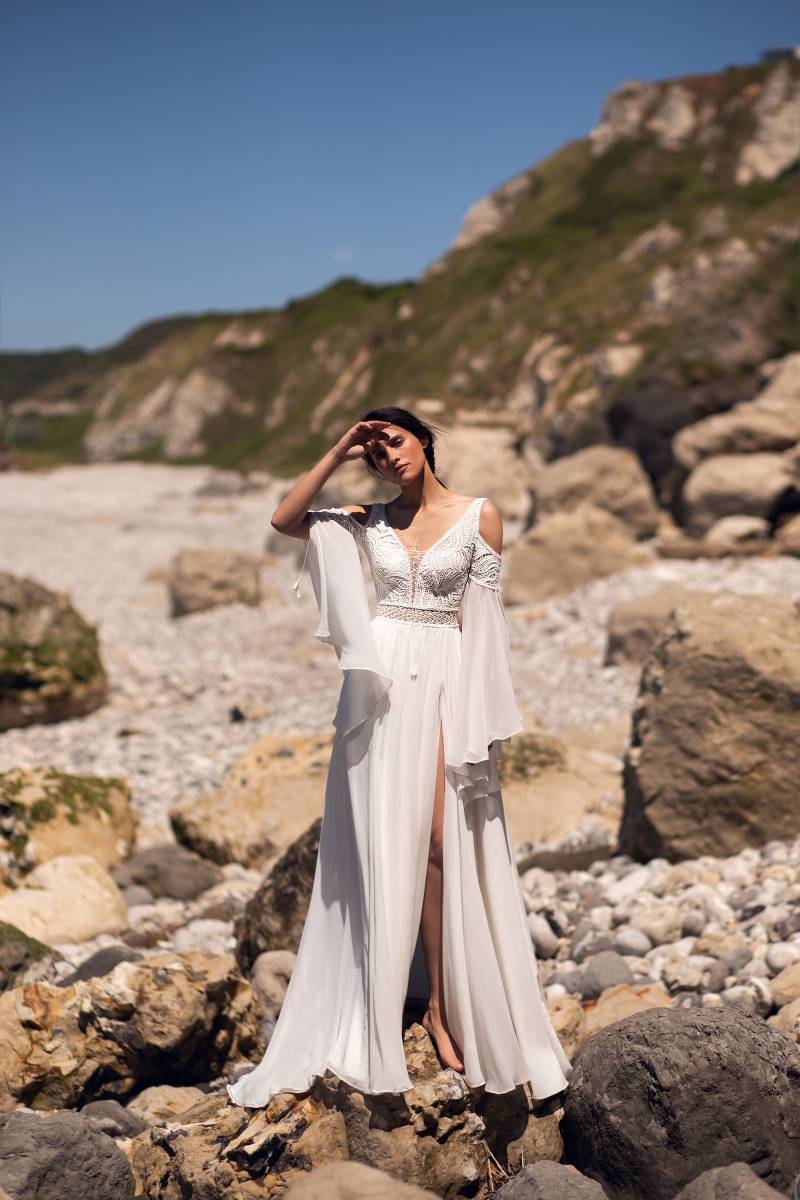 Robe de mariée bohème Lanesta - KAURI Chez Passionelles Marseille